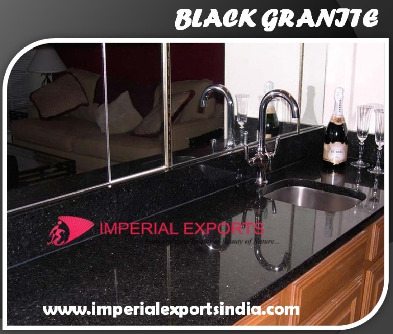 Supplier of Elegant Black Granite