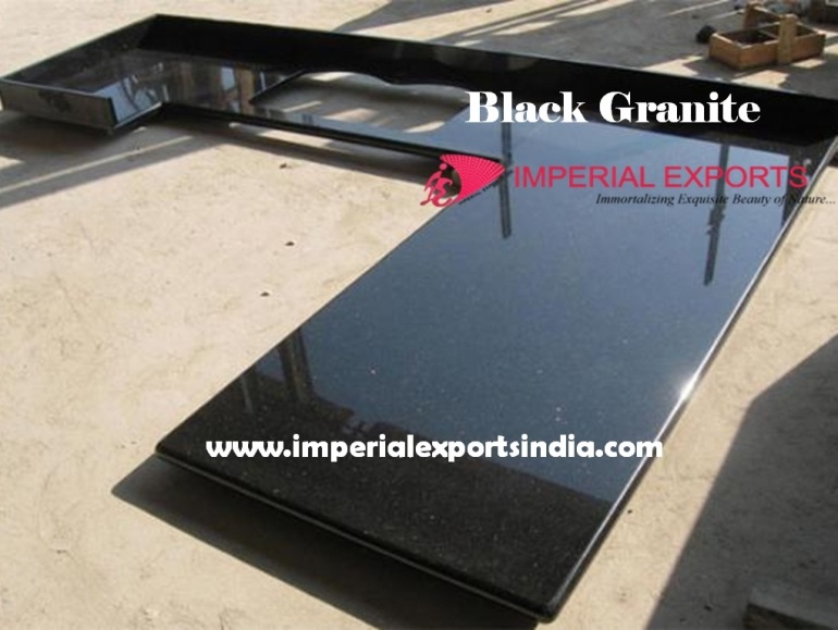 black granite blocks slabs tiles